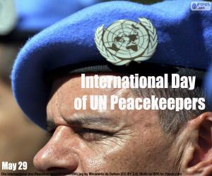 yapboz Uluslararası BM Barış Gücü Günü